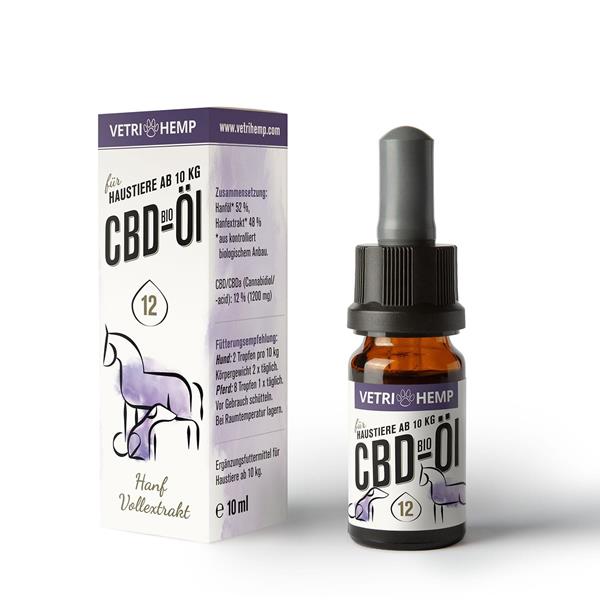 Vetrihemp Bio Kender- olaj 12%, 10ml