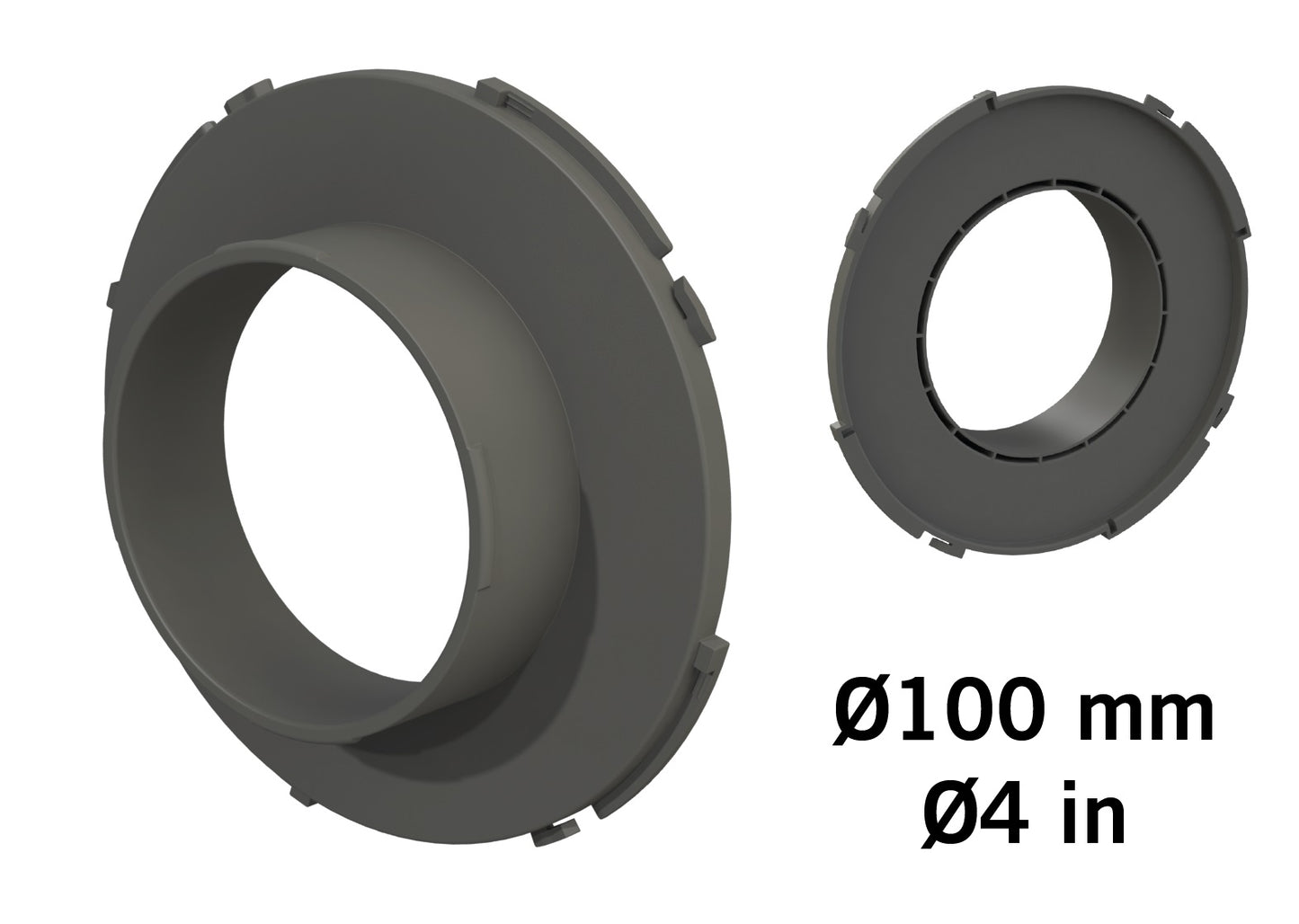 Secret Jardin ø 100 mm Pipe Extension Flange