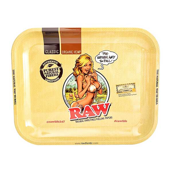 RAW Rolling Tray Girl