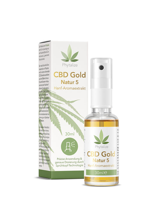 CBD GOLD Aromaextrakt Natur 5% 30ml