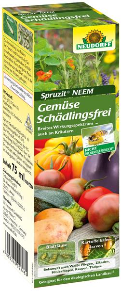 Neudorff Spruzit NEEM GemüseSchädlingsfrei 75 ml, Pfl.Reg.Nr. 2699-914