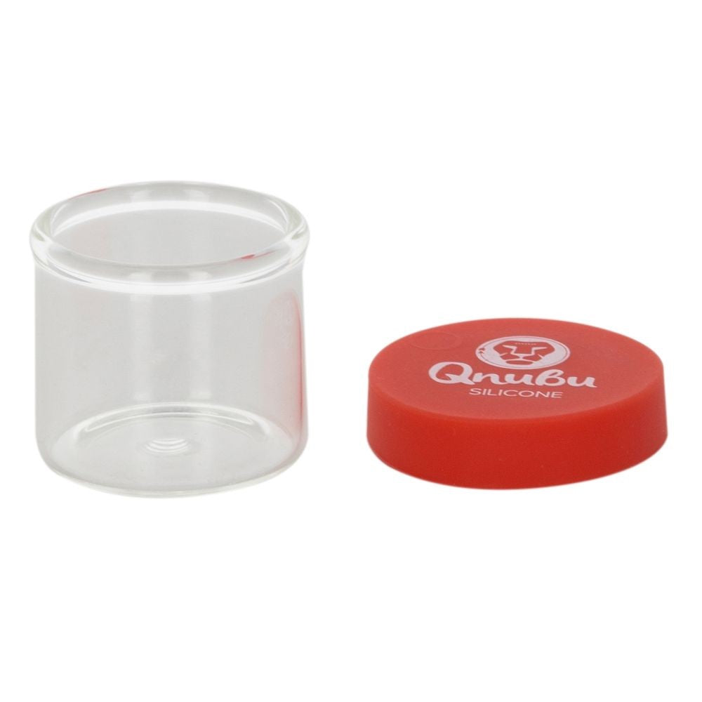 Qnubu Glasdose + Silikondeckel 6 ml