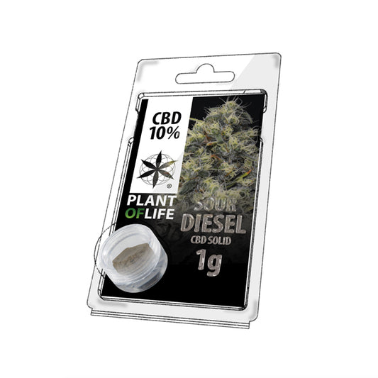 CBD Solid 10 % Sour Diesel 1 g