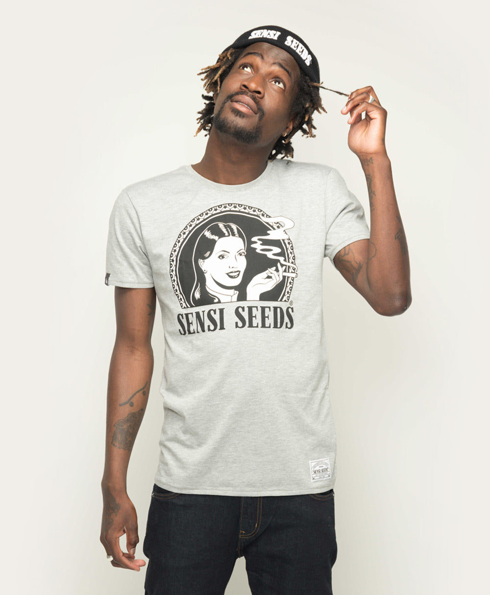 Sensi Seeds T-Shirt Heather Grey  S