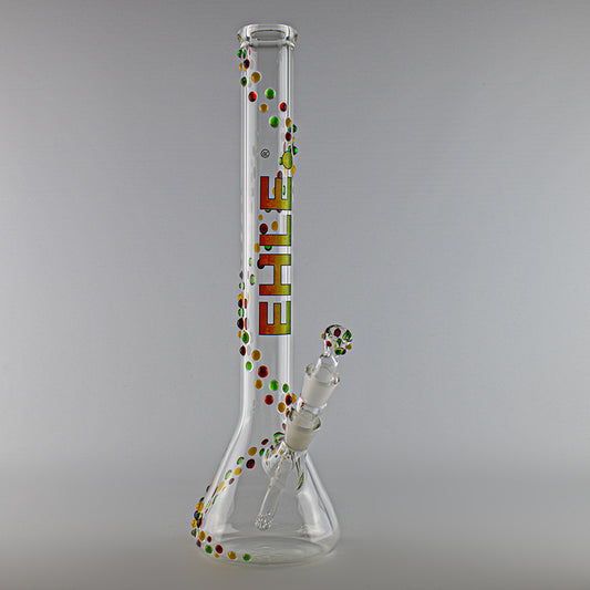 Glasbong Ehle Beaker Rasta NS 18,8 45 cm