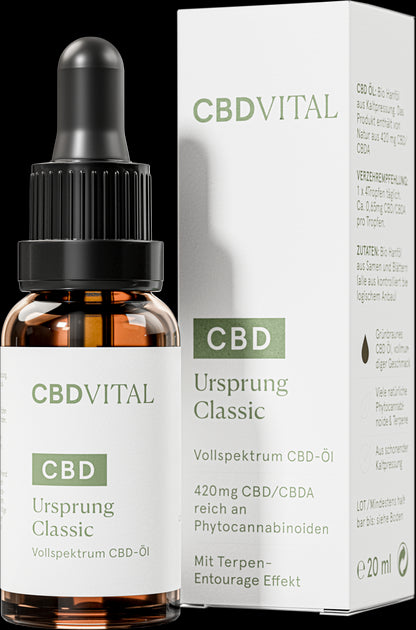 CBD Vital Ursprung Classic 5 % 420 mg 20 ml