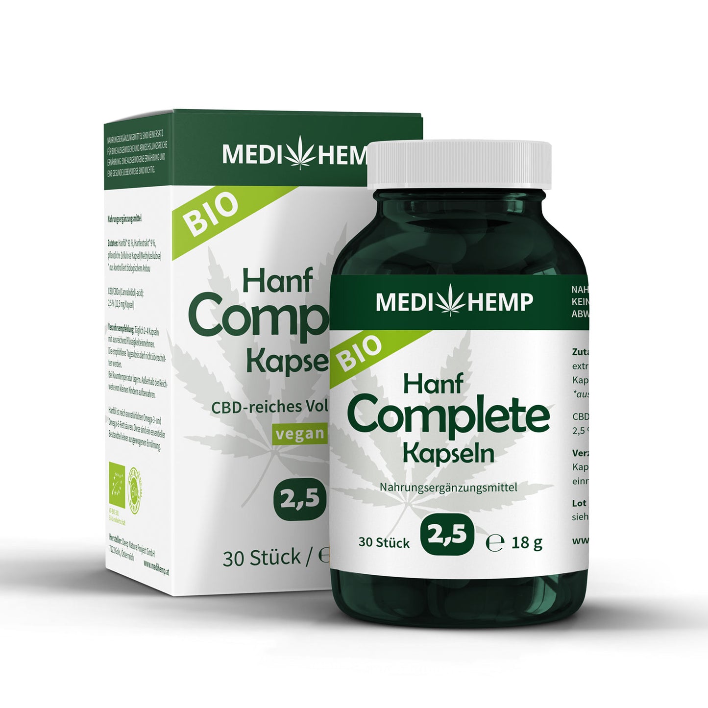 CBD Hanf Complete Kapseln 2,5 % 60 Stk