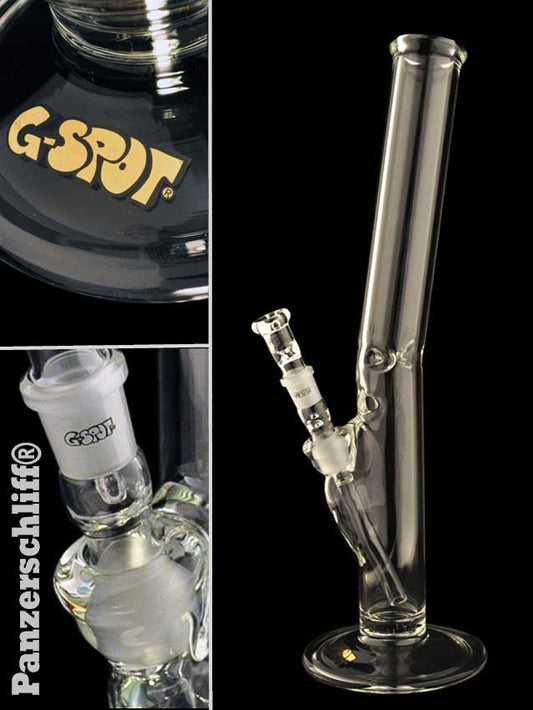 G-Spot hengeres bong ívelt jég 45 cm NS 18,8