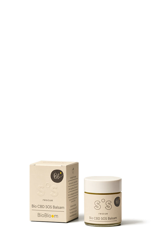 BioBloom organic CBD SOS balm rescue 30ml