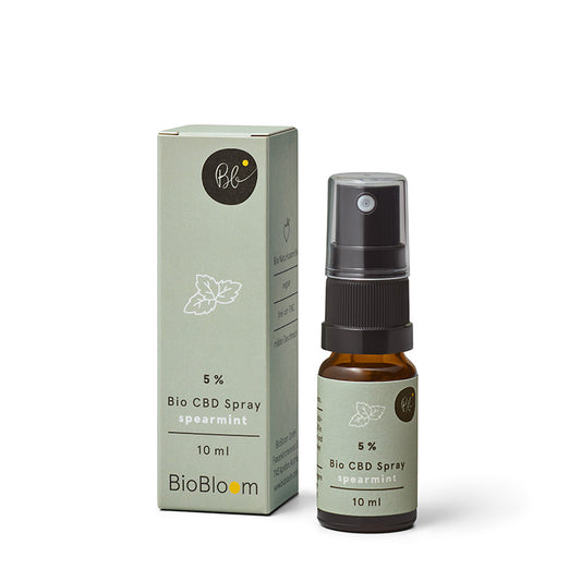 BioBloom organic CBD spray spearmint 5% 10ml