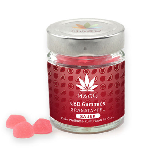 MAGU CBD Gummies Gránátalma savanykás