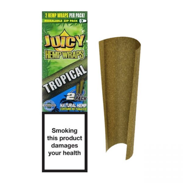 Juicy Hemp Wraps Tropical, 2 Stück