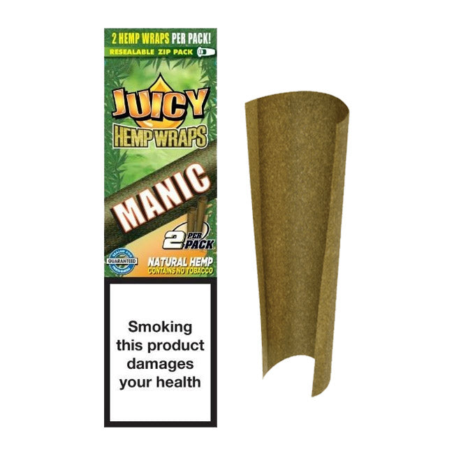 Juicy Hemp Wraps Manic, 2 darab