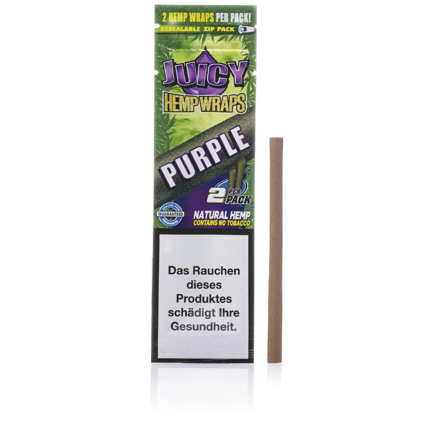 Juicy Hemp Wraps Purple, 2 pieces