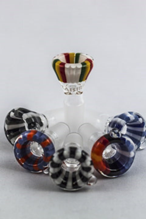 Glass bowl Plaisir Deluxe colored 14.5