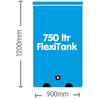 Flexibilis tank 750L