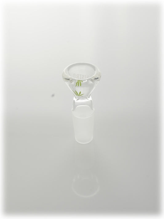 Glass Cup Plaisir Leaf 14.5