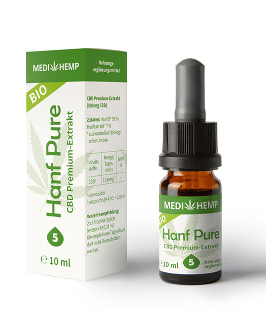 Medihemp Hanf Bio Öl 5% 10ml