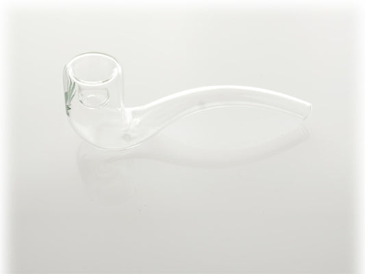 Glass Pipe Hemp Leaf