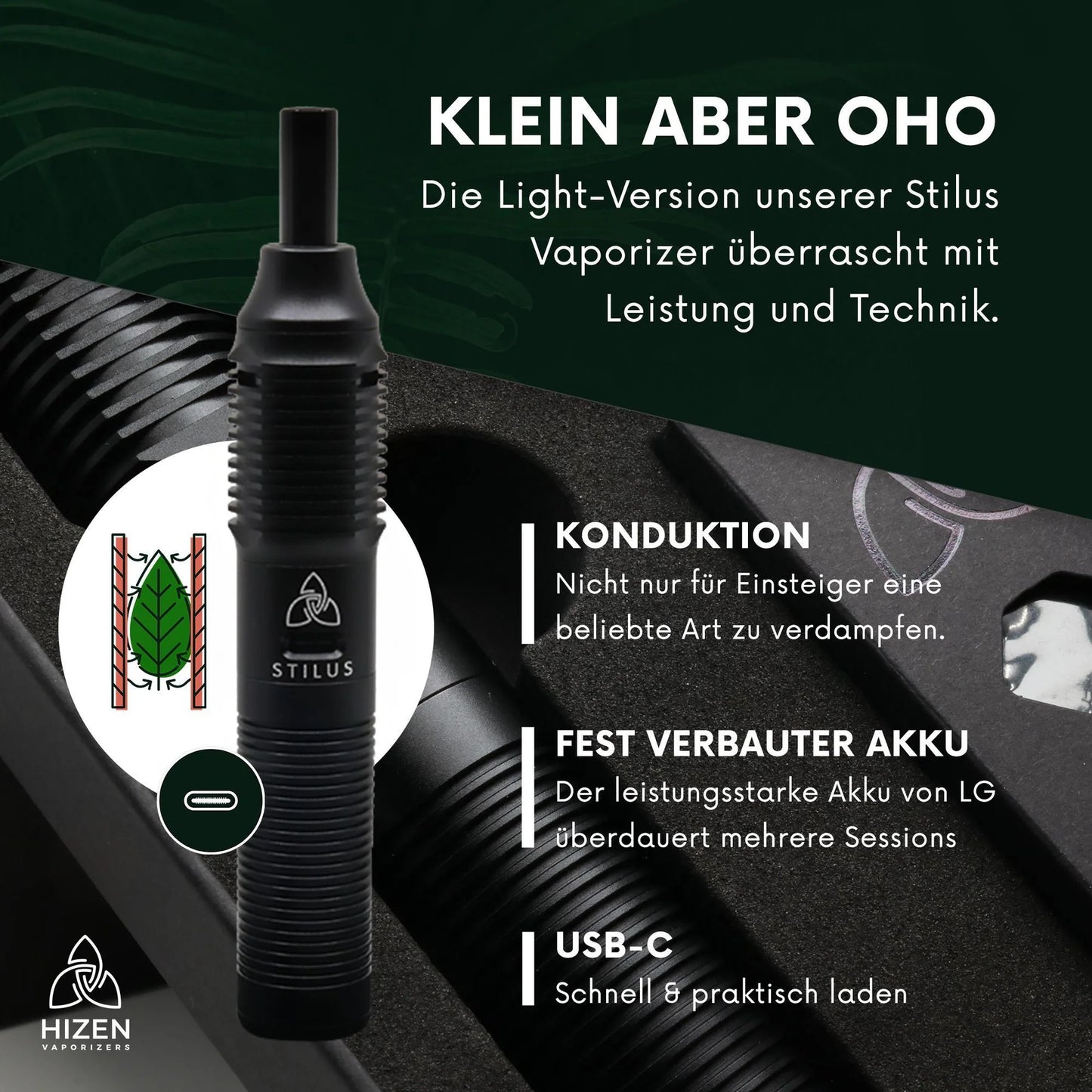 HiZen Stilus Mini Vaporizer bei Bushdoctor Infos