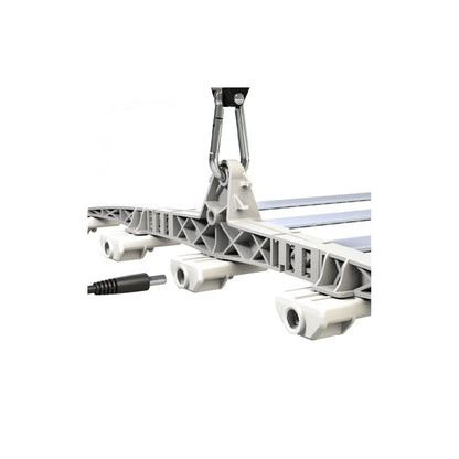 Netzteil mit Aufhängung von Secret Jardin Cosmorrow mit Anschlüssen.