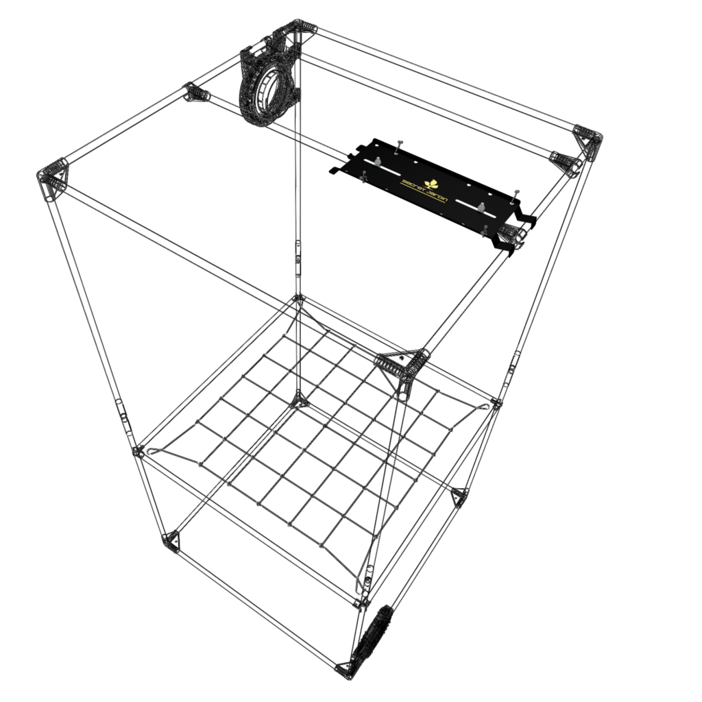 Secret Jardin WebTH 60 x 60 cm im Zelt