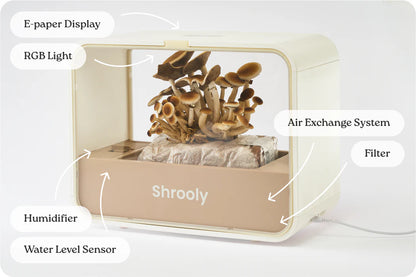 Shrooly Mushroom grower Features